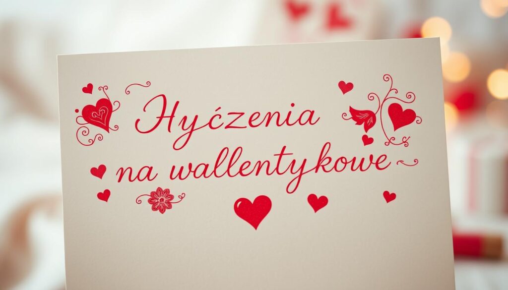 Życzenia na walentynkowe